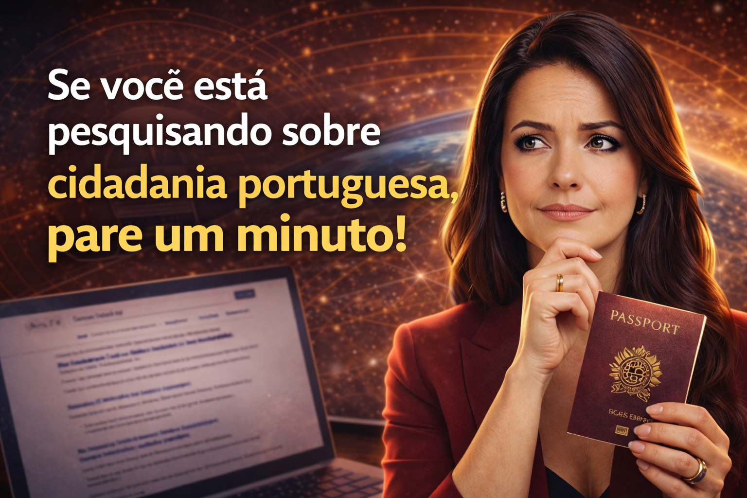 Se você está pesquisando sobre cidadania portuguesa, pare um minuto